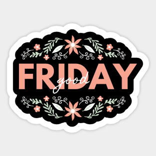 GOOD FRIDAY DESIGN Sticker